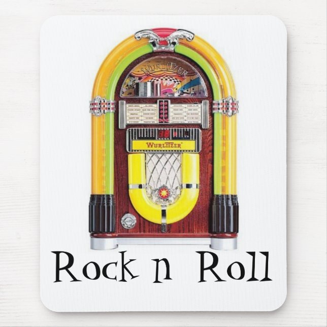 Tapis De Souris juke-box, petit pain de la roche n (Devant)