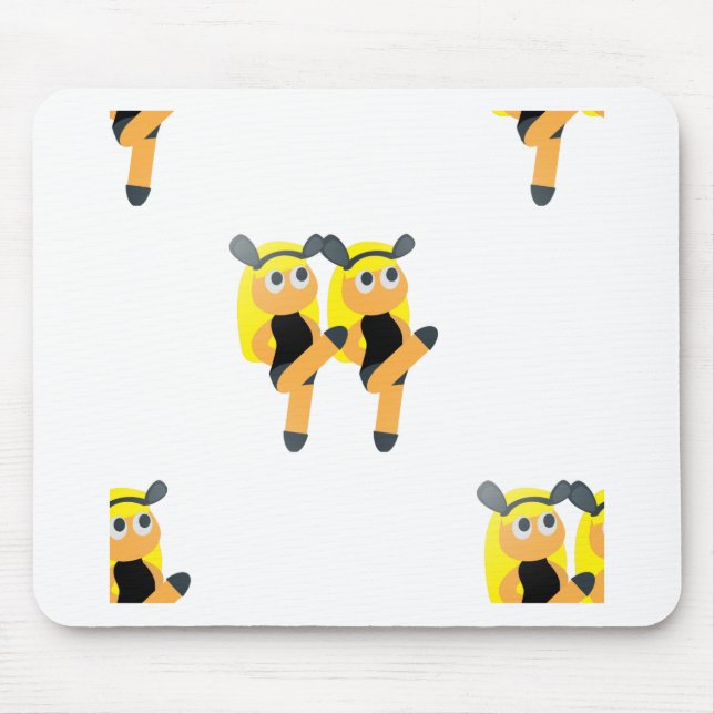 Tapis De Souris jumeaux émoji (Devant)