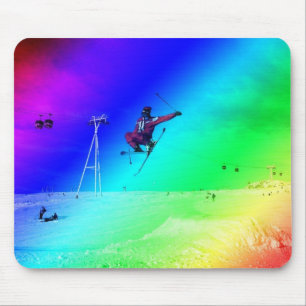 Tapis De Souris Jump à la montagne