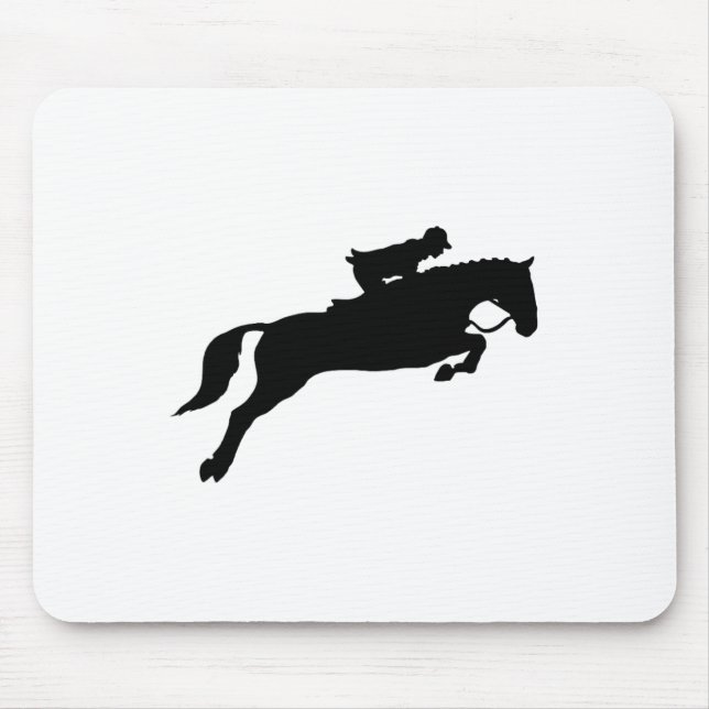 Tapis De Souris Jumping Galloping Running Horse (Devant)