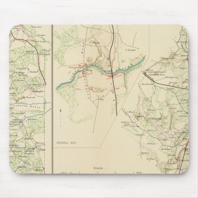 Tapis De Souris Junction Hanovre du comté de Spotsylvania (Devant)