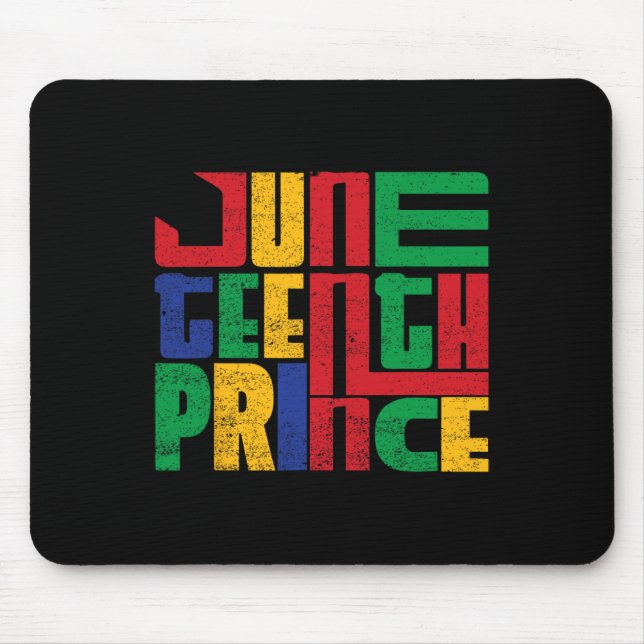Tapis De Souris Junetdix Prince Black Man Boy Junetdix Prince (Devant)