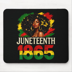 Tapis De Souris Juneteenth 1865 femmes noires fierté afro-américai