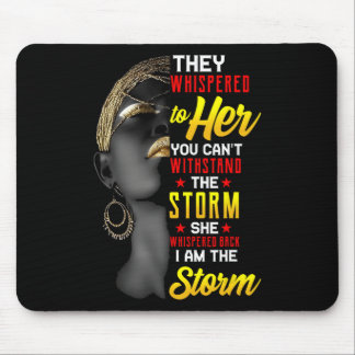 Tapis De Souris Juneteenth Je Suis La Tempête Femmes Noires Mois D