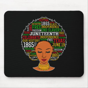 Tapis De Souris Junetten Femmes Chemises JunetDix Afro Junetten
