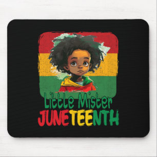 Tapis De Souris Junetten Little Mister Kids Black Boy Toddler Par