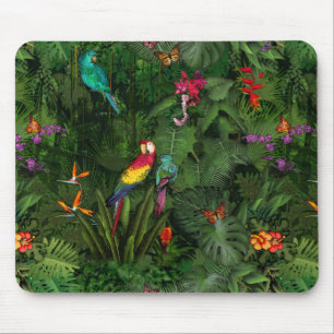 Tapis De Souris Jungle 🌴 🌺 🦜