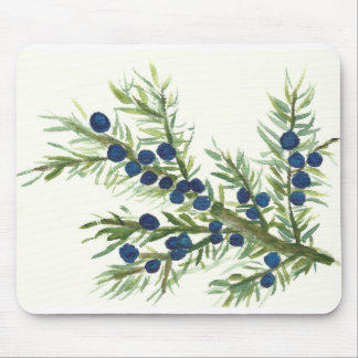Tapis De Souris Juniper twig with blue berries