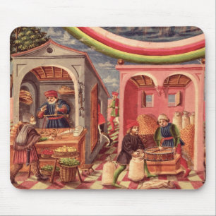 Tapis De Souris Jupiter, coordonnée de fruit et de négociants de