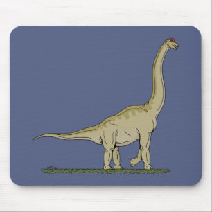 Tapis De Souris Jurassique Dinosaure Brachiosaurus
