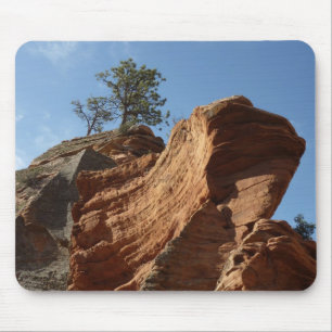 Tapis De Souris Jusqu'à Angels Landing dans le parc national de Zi