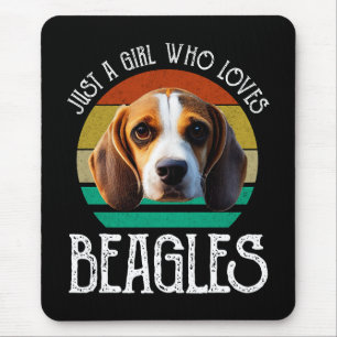 Tapis De Souris Just A Girl Who Loves Beagles