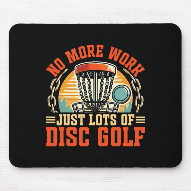 Tapis De Souris Juste Beaucoup De Disc Golf Retraite Disc Golf  (Devant)