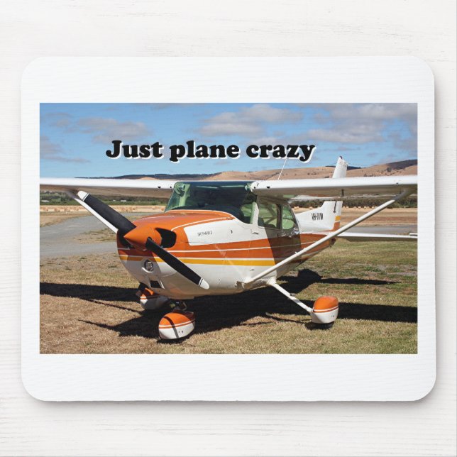 Tapis De Souris Juste fou plat : Avions de Cessna Skyhawk (Devant)