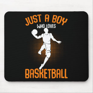 Tapis De Souris Juste un garçon qui aime le joueur de basket-ball