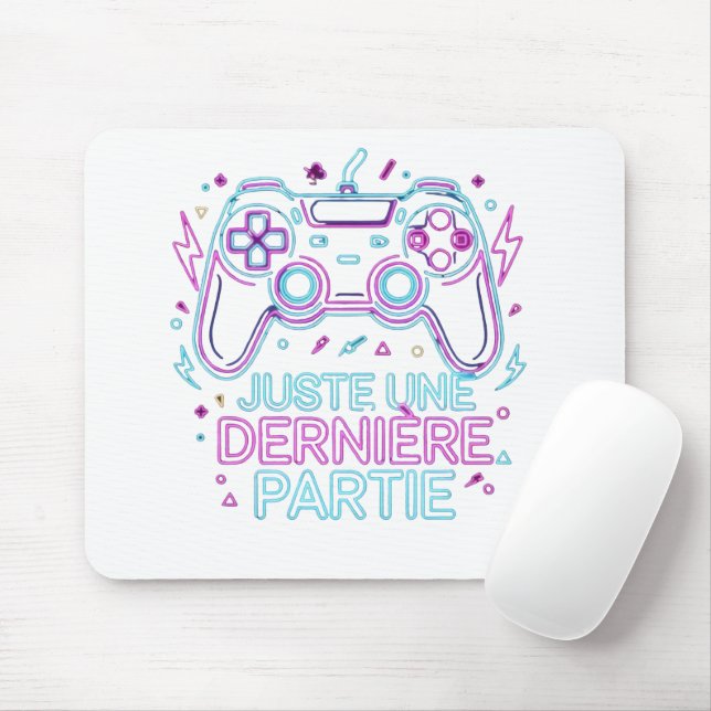 Tapis De Souris Juste Une Dernière Partie Gamer Mouse Pad - Retro (Avec souris)