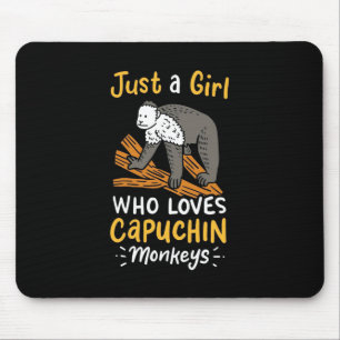 Tapis De Souris Juste une fille qui adore les capucins
