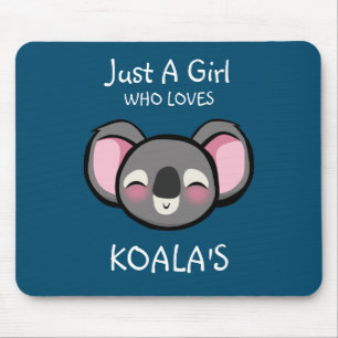 Tapis De Souris Juste une fille qui aime celle de Koala