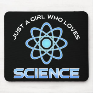 Tapis De Souris Juste Une Fille Qui Aime La Science