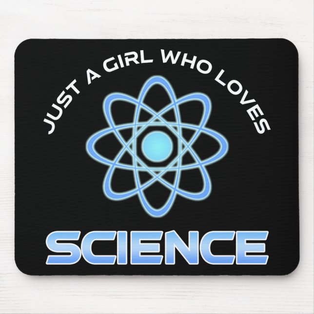 Tapis De Souris Juste Une Fille Qui Aime La Science (Devant)