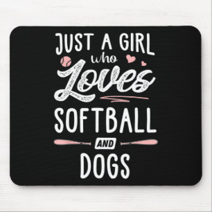 Tapis De Souris Juste une fille qui aime les logiciels et les chie