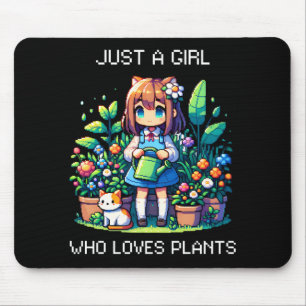 Tapis De Souris Juste une fille qui aime les Plantes