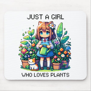 Tapis De Souris Juste une fille qui aime les Plantes