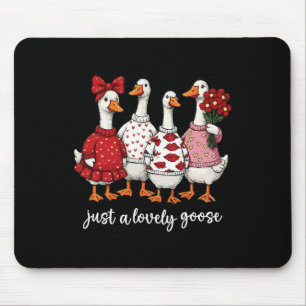 Tapis De Souris Juste une jolie oie mignonne oie idiote Saint-Vale