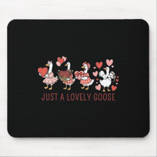 Tapis De Souris Juste une oie adorable, une oie mignonne et idiote