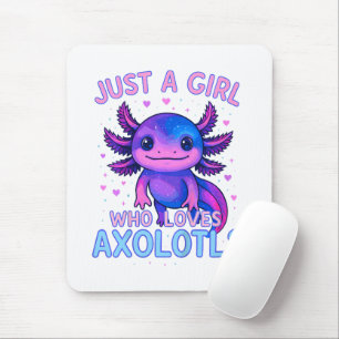Tapis De Souris Juste une personne qui aime les axolotls