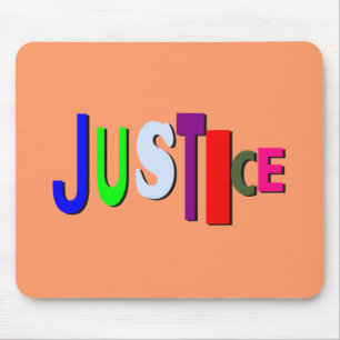 Tapis De Souris Justice dans Color Mousepad