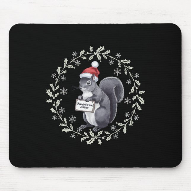 Tapis De Souris Justice Pour L'Arachide L'Écureuil - Noël Noël S (Devant)