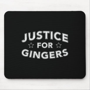 Tapis De Souris Justice pour les Roux Drôle Roux Irlandais Écossai