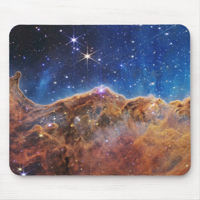 Tapis De Souris JWST James Webb Télescope Spatial Falaises cosmiqu (Devant)