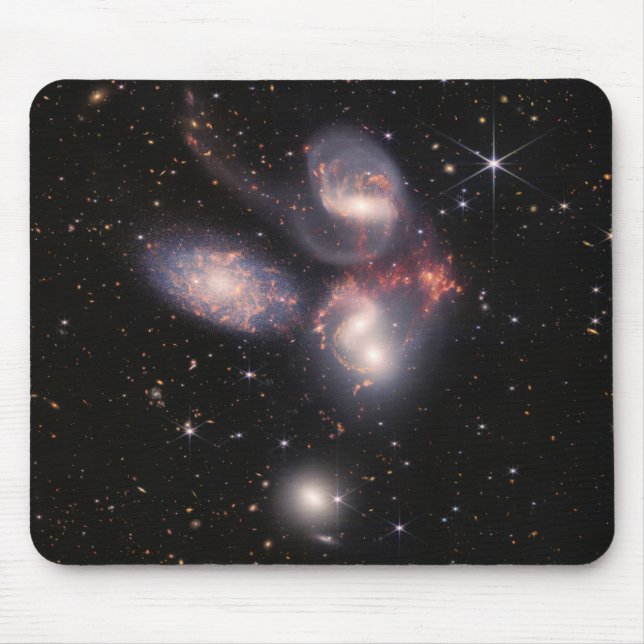 Tapis De Souris JWST James Webb Télescope spatial Quintet de Steph (Devant)