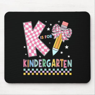Tapis De Souris K est pour la maternelle Ck à l'école crayon arc m