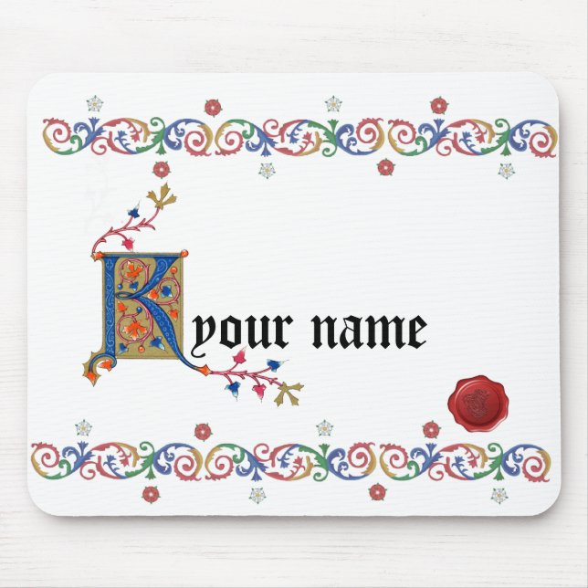 Tapis De Souris K Mousepad médiéval (Devant)