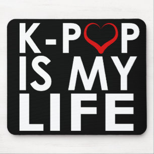 TAPIS DE SOURIS K-POP EST MON ♡ DE LA VIE