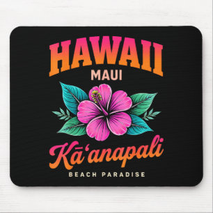 Tapis De Souris Kaanapali paradis de plage d'Hawaii été île