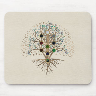 Tapis De Souris Kabbalah L'arbre de vie sur toile