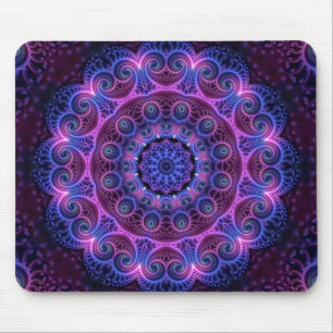 Tapis De Souris Kaleidoscope Apophyse Coeurs Mandala