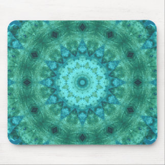 Tapis De Souris Kaléidoscope de médaillon d'océan