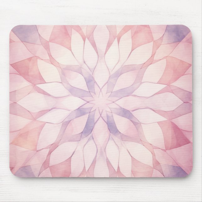 Tapis De Souris Kaleidoscope rose (Devant)