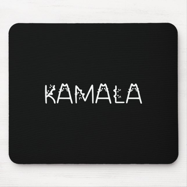 Tapis De Souris Kamala En Police De Chat Kamala Harris Wheimer 202 (Devant)