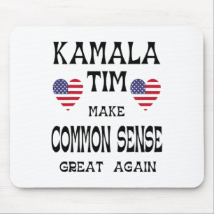 Tapis De Souris Kamala Et Tim - Rendre Le Sens Commun Grand