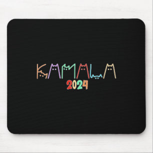 Tapis De Souris Kamala Harris Chat Letter Drôle Chat Drôle Drôle D