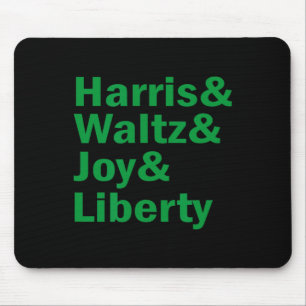 Tapis De Souris Kamala Harris Et Waltz Joy Liberty Drôle