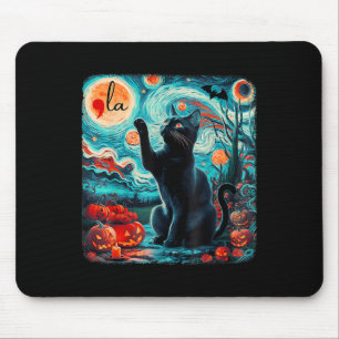 Tapis De Souris Kamala Harris Halloween chauves-souris étoilée Noi