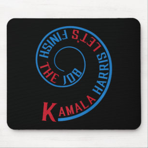 Tapis De Souris Kamala Harris Présidente Prête Pour Le Futur P