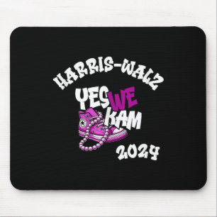Tapis De Souris Kamala Harris Tim W 2024 oui We Kam Purple White T